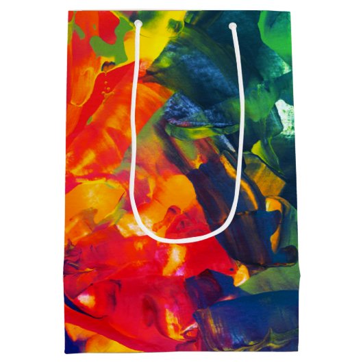 SPW psychedelische spiraal Medium Cadeauzakje (Achterkant)