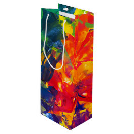 SPW psychedelische spiraal Wijn Cadeautas