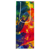 SPW psychedelische spiraal Wijn Cadeautas (Voorkant)