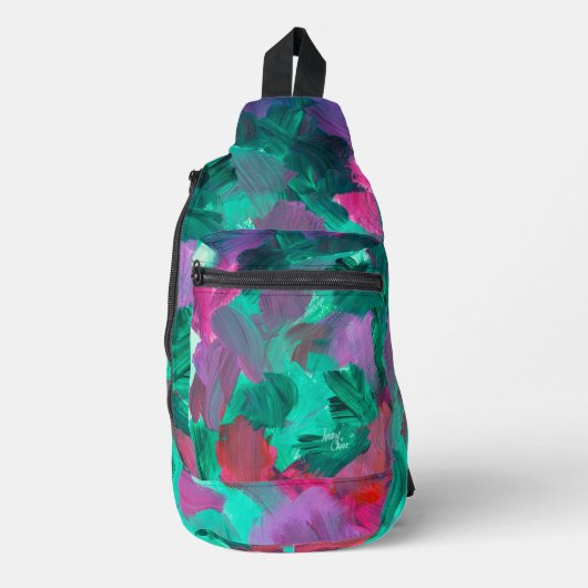 SPW Touch of Jewel Tones Crossbody Sling Bag (Voorkant)