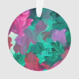 SPW Touch of Jewel Tones groen en roze Ornament