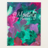 SPW Touch of Jewel Tones Grote Maandelijkse Planne Planner (Voorkant)