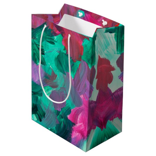 SPW Touch of Jewel Tones Medium Cadeauzakje (Achterkant Gekanteld)