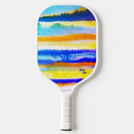 SPW tussen de horizon pickleball paddle (Achterkant)