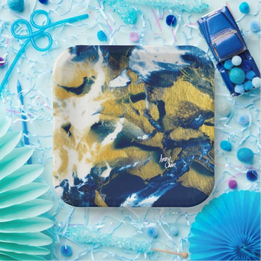 SPWW Gleaming Indigo Paper Bord (Feest)