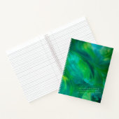 SPWW Green met Envy Green en Blauwgroen Spiraal Notitieboek (Binnen)