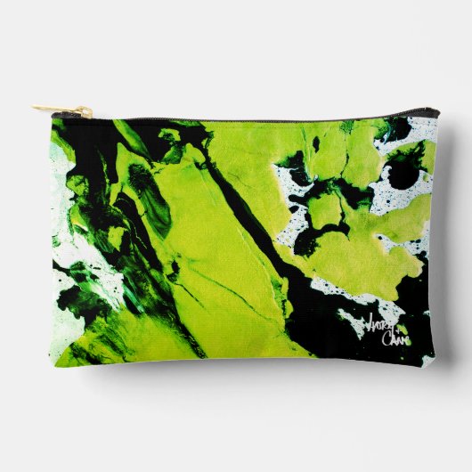 SPWW Keylime n' Slime Groen & Zwart Abstract Etui (Voorkant)