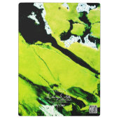 SPWW Keylime n' Slime Groen & Zwart Abstract Klembord (Achterkant)
