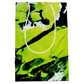 SPWW Keylime n' Slime Groen & Zwart Abstract Medium Cadeauzakje (Voorkant)