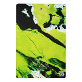 SPWW Keylime n' Slime Groen & Zwart Abstract Mini Klembord (Achterkant)