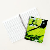 SPWW Keylime n' Slime Groen & Zwart Abstract Notitieboek (Binnen)