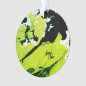 SPWW Keylime n' Slime Groen & Zwart Abstract Ornament (voorkant)