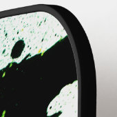 SPWW Keylime n' Slime Groen & Zwart Abstract Pickleball Paddle (Links Detail)