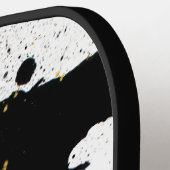 SPWW ontstoken Soul Black en Gold Abstract Pickleball Paddle (Links Detail)