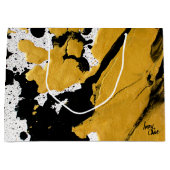 SPWW ontstoken Soul Black & Gold Abstract Groot Cadeauzakje (Voorkant)