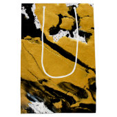 SPWW ontstoken Soul Black & Gold Abstract Medium Cadeauzakje (Achterkant)