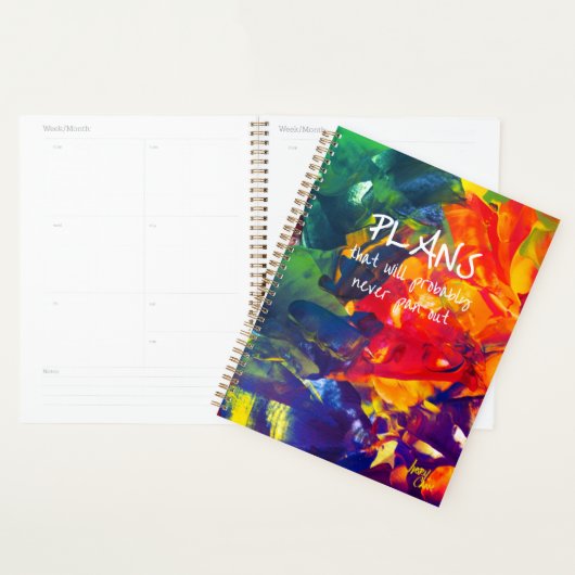 SPWW Psychedelic Spiral Grote Maandelijkse Planner (Display)