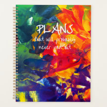 SPWW Psychedelic Spiral Grote Maandelijkse Planner