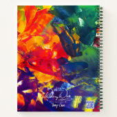 SPWW Psychedelic Spiral, Spiral Notebook Notitieboek (Achterkant)