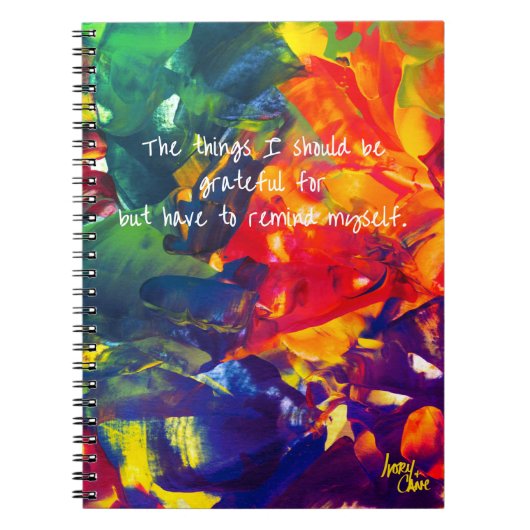 SPWW psychedelische spiraal journaal notitieboek (Voorkant)