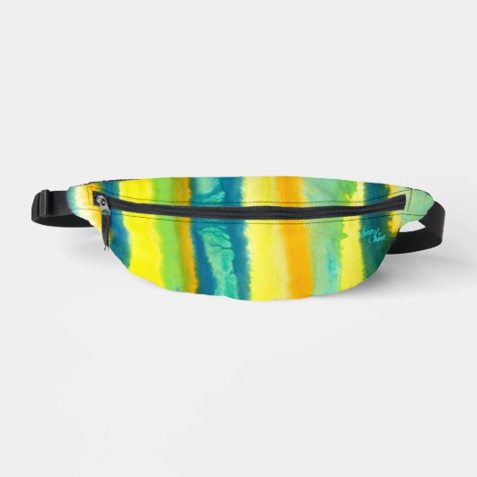 SPWW Tangoed Tiers Blauwgroen Groen & Sinaasappel  Heuptasje (Voorkant)