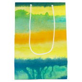 SPWW Tangoed Tiers Blauwgroen Groen & Sinaasappel Medium Cadeauzakje (Achterkant)