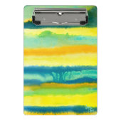 SPWW Tangoed Tiers Blauwgroen Groen & Sinaasappel Mini Klembord (Voorkant)