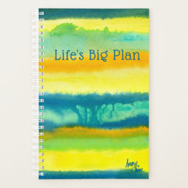 SPWW Tangoed Tiers Blauwgroen & Sinaasappel Maande Planner