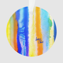 SPWW Tussen de horizon blauw en Sinaasappel Ornament