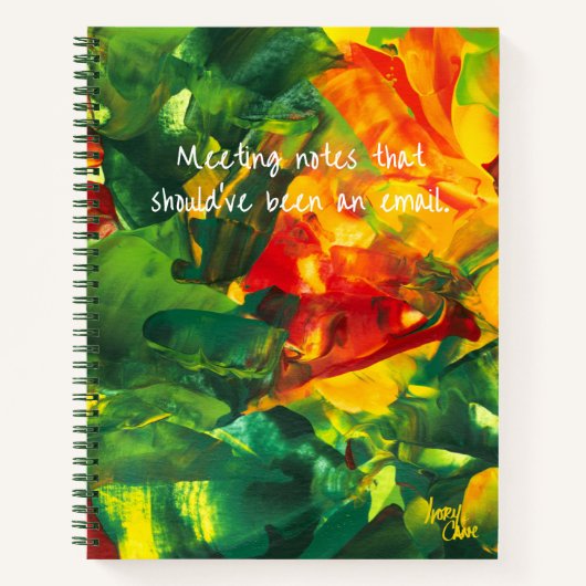 SPWW Vertraagde Moment Spiraal Notebook Notitieboek (Voorkant)
