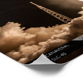 SpX CRS-9 het Poster van de Lancering (Hoek)