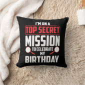 Spy Birthday Party Theme Top Secret Mission Kussen (Deken)