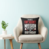 Spy Birthday Party Theme Top Secret Mission Kussen (Stoel)