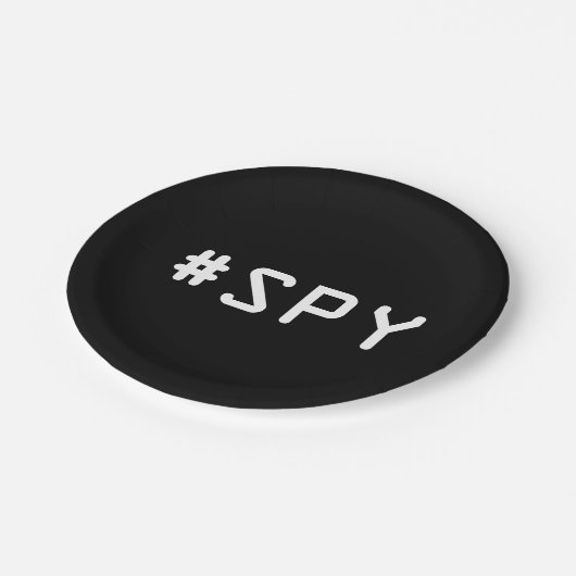 #SPY - Borden Papieren Bordje (Gekanteld)