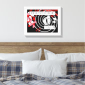 Spy Canvas Bruiloft Keepsake Afdruk (Insitu (Slaapkamer))