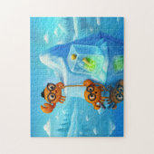 Spy Crabs Climbing Iceberg For Secret Message Legpuzzel (Verticaal)