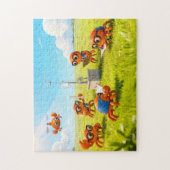 Spy Crabs Learning How Weather Station Works Legpuzzel (Verticaal)