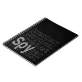 Spy Extraordinaire Notitieboek (Linkerzijde)