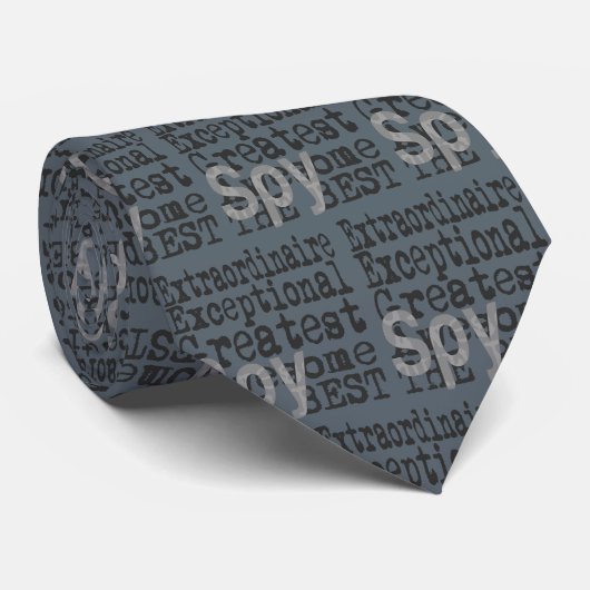 Spy Extraordinaire Stropdas (Opgerold)