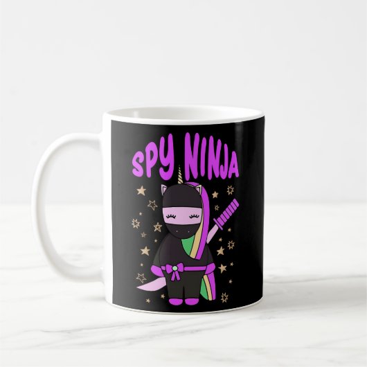 Spy-Gaming Ninjas Spel Eenhoorn Ninja Koffiemok (Links)