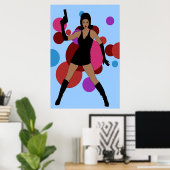 Spy Girl van 60 jaar Poster (Thuiskantoor)