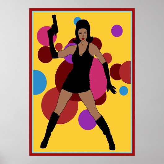 Spy Girl van 60 jaar Poster (Voorkant)