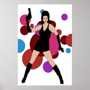 Spy Girl van 60 jaar Poster