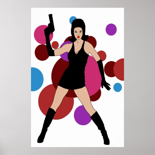Spy Girl van 60 jaar Poster (Voorkant)