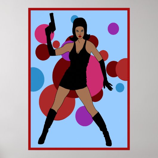 Spy Girl van 60 jaar Poster (Voorkant)