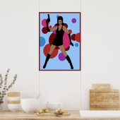 Spy Girl van 60 jaar Poster (Keuken)