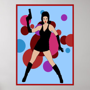 Spy Girl van 60 jaar Poster