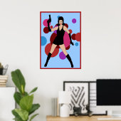 Spy Girl van 60 jaar Poster (Thuiskantoor)