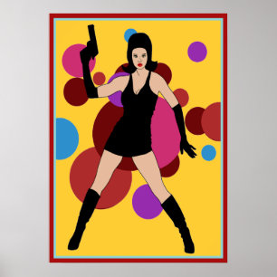 Spy Girl van 60 jaar Poster