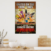 Spy Guy/Possum - Counter Culture Revolution poster (Keuken)